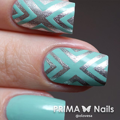 Трафарет для дизайна ногтей PRIMA Nails. Уголки